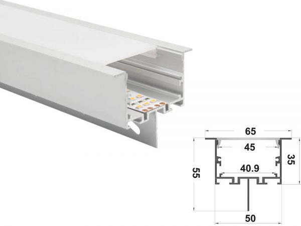 aluminium led profile ld 6535 t
