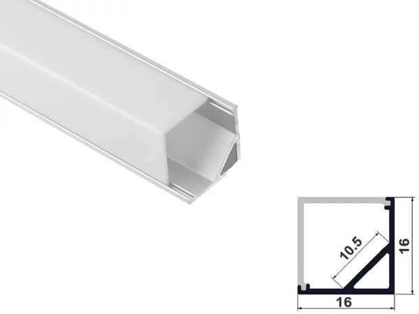Aluminum led profile corner