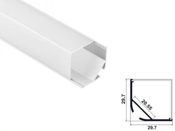 Aluminum led profile corner