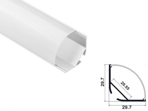 Aluminum led profile corner