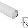 Aluminum led profile corner