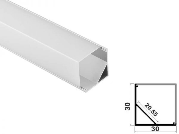 Aluminum led profile corner