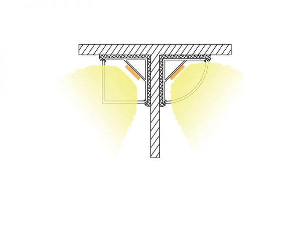 Aluminum led profile Installation diagram