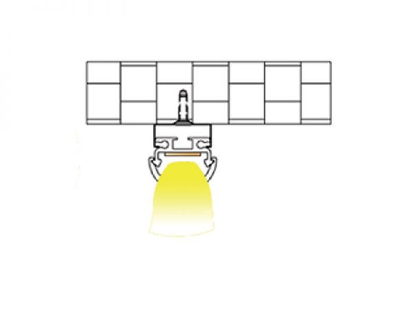 Aluminum led profile Installation diagram