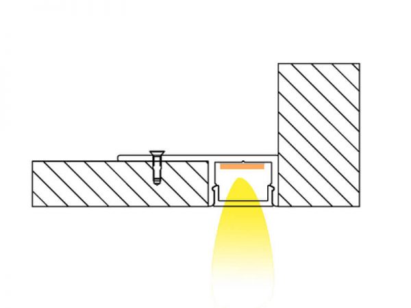 Aluminum led profile Installation diagram