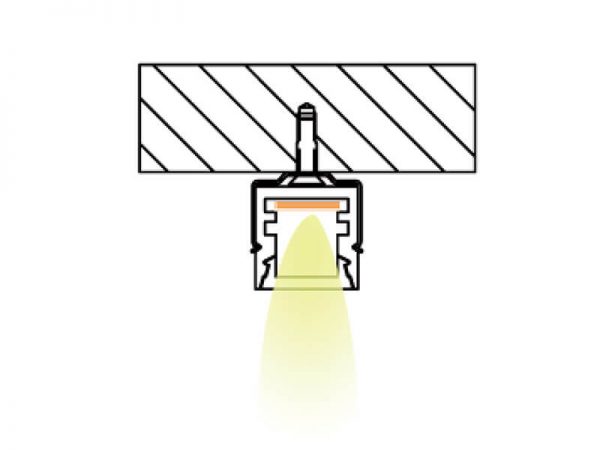 Aluminum led profile Installation diagram