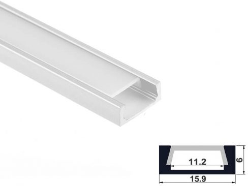 Aluminum led profile surface