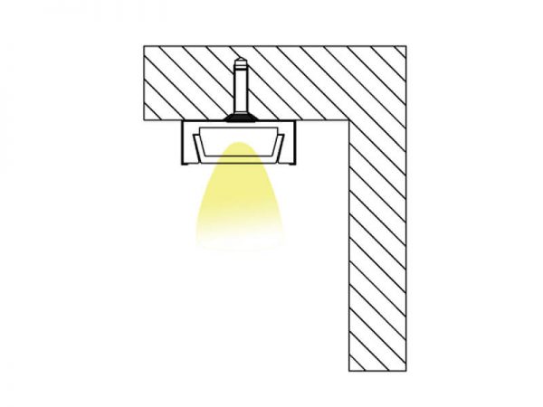 Aluminum led profile Installation diagram