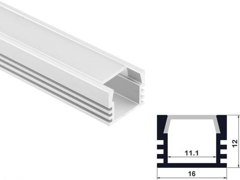 Aluminum led profile surface