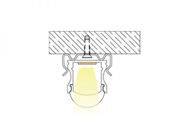 Aluminum led profile Installation diagram