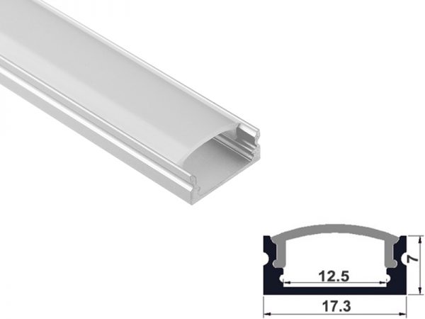 Aluminum led profile surface mount