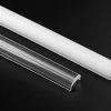 Aluminum led profile diffuser lens