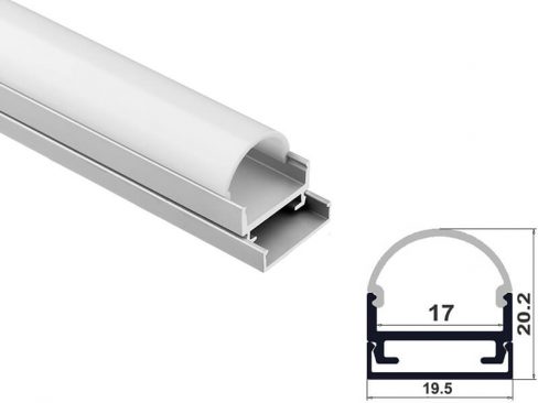 Aluminum led profile surface mount