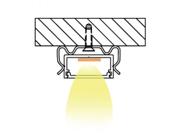 Aluminum led profile Installation diagram