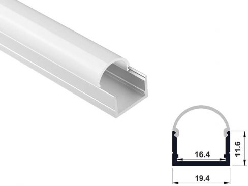 Aluminum led profile surface mount