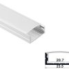 Aluminum led profile surface