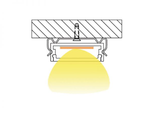 Aluminum led profile Installation diagram