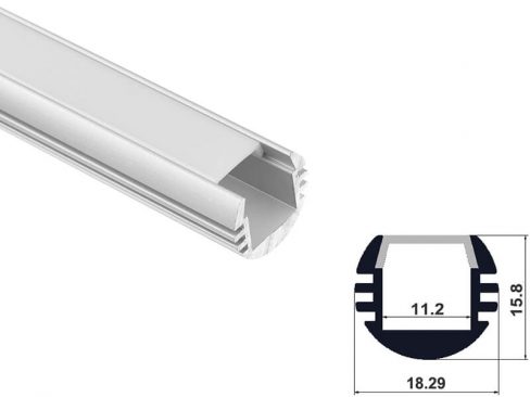 Aluminum led profile round