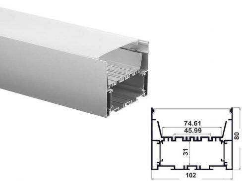 Aluminum led profile hanging mount