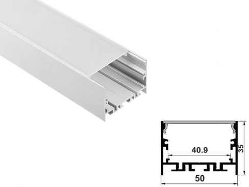 Aluminum led profile hanging mount