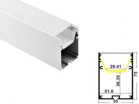 Aluminum led profile hanging mount