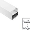 Aluminum led profile hanging mount
