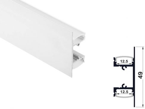 Aluminum led profile for wall