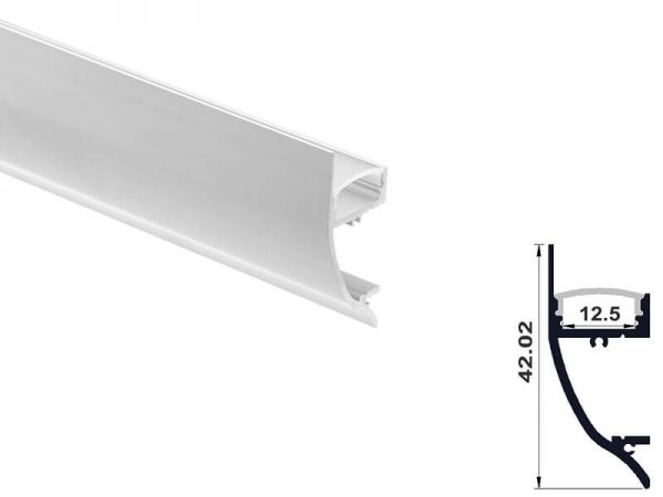 Aluminum led profile for wall