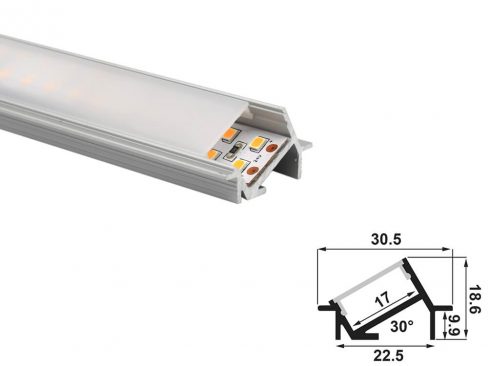 aluminium led profile 3019