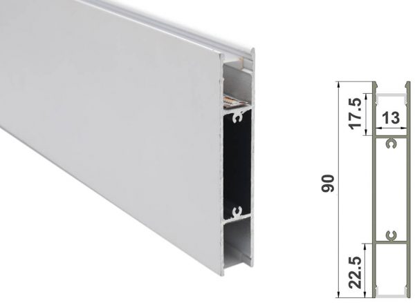 aluminium led profile ld 1590