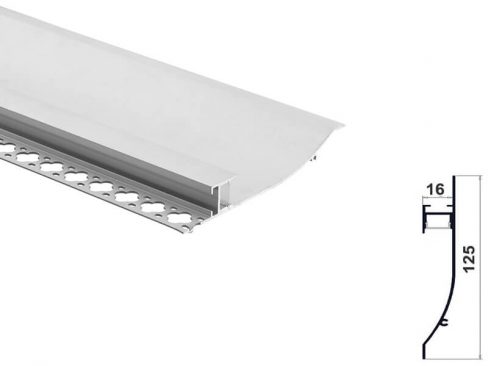 Aluminum led profile for wall