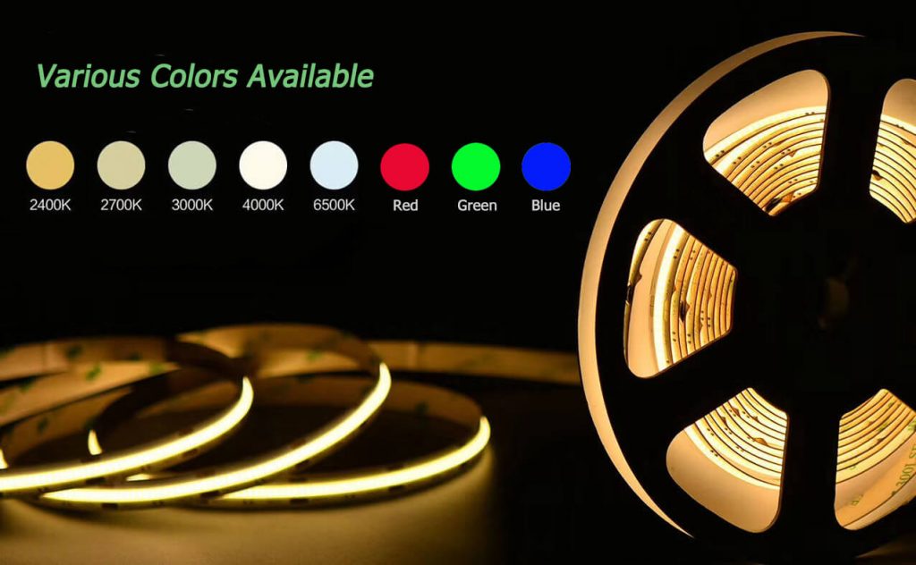 Cob Led Strip Color Available