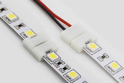 10mm White Led Strip Lights Connector R1002 1012
