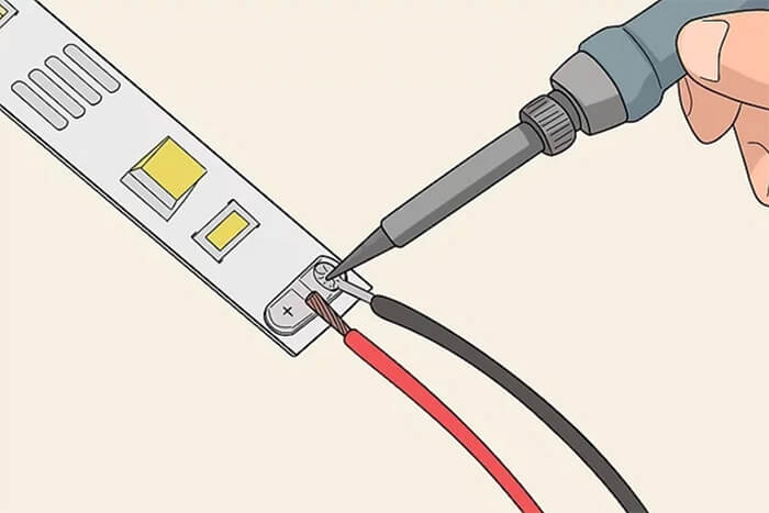 Led Strip soldering