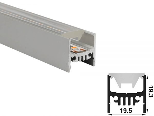 aluminium led profile ld 1919 60