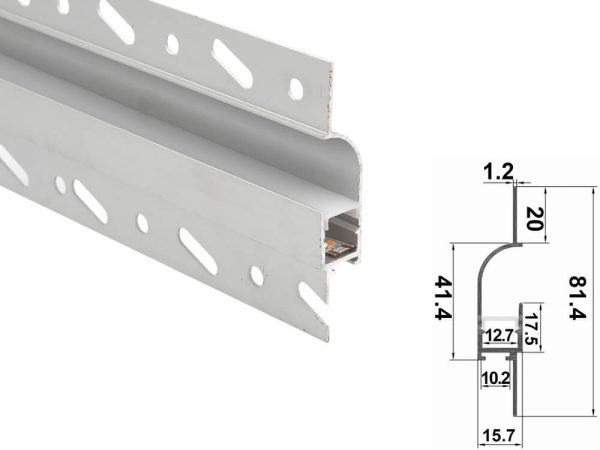 aluminium led profile ld 8115
